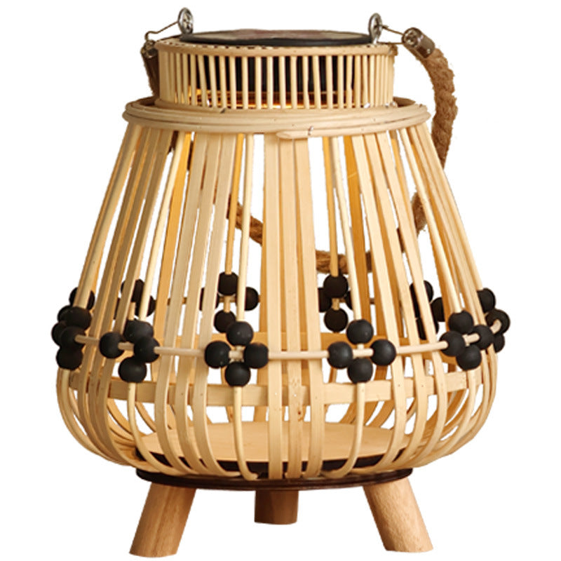 Decorative light source with natural rattan Kalsten