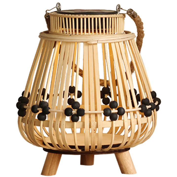 Decorative light source with natural rattan Kalsten