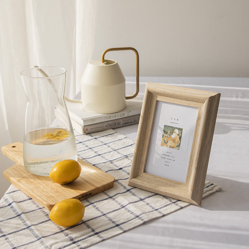 Rustic Wooden Picture Frame for Wall Display