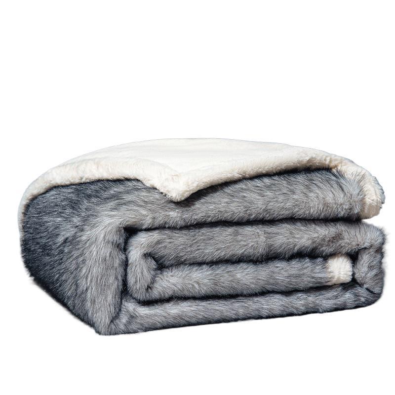 Luxurious Faux Fur Throw Blanket Kalsten 1787118668