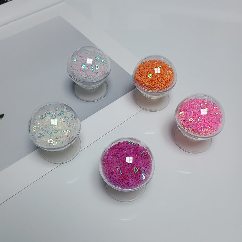 Glitter Heart-Shaped Phone Stand Kalsten