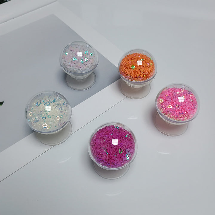 Glitter Heart-Shaped Phone Stand Kalsten