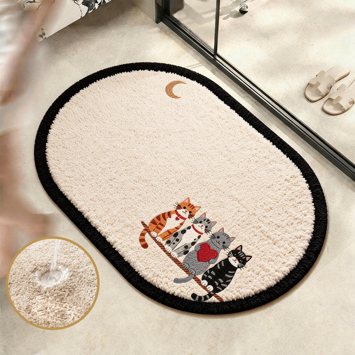Cartoon Character Bath Rug for Home