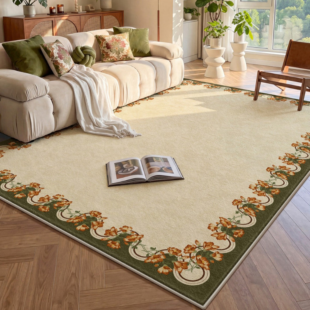 Floral Pattern Area Rug Kalsten