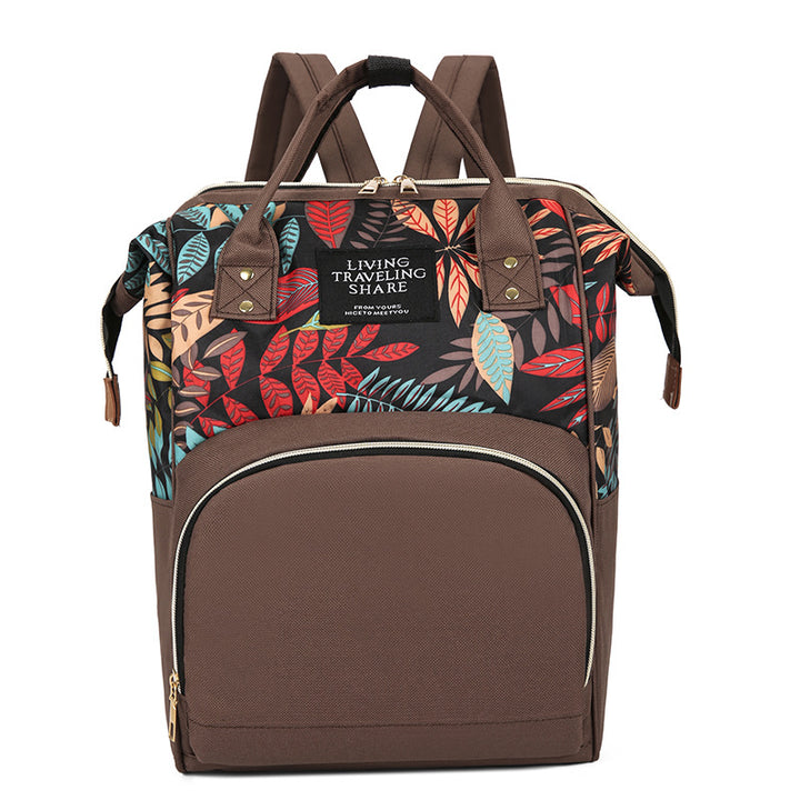 Floral Print Multi-Functional Backpack Kalsten