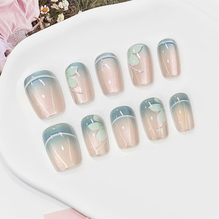 Artificial nails with elegant flower design Kalsten