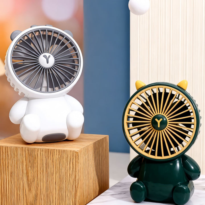 Women's portable USB mini handheld fan with animal design Kalsten