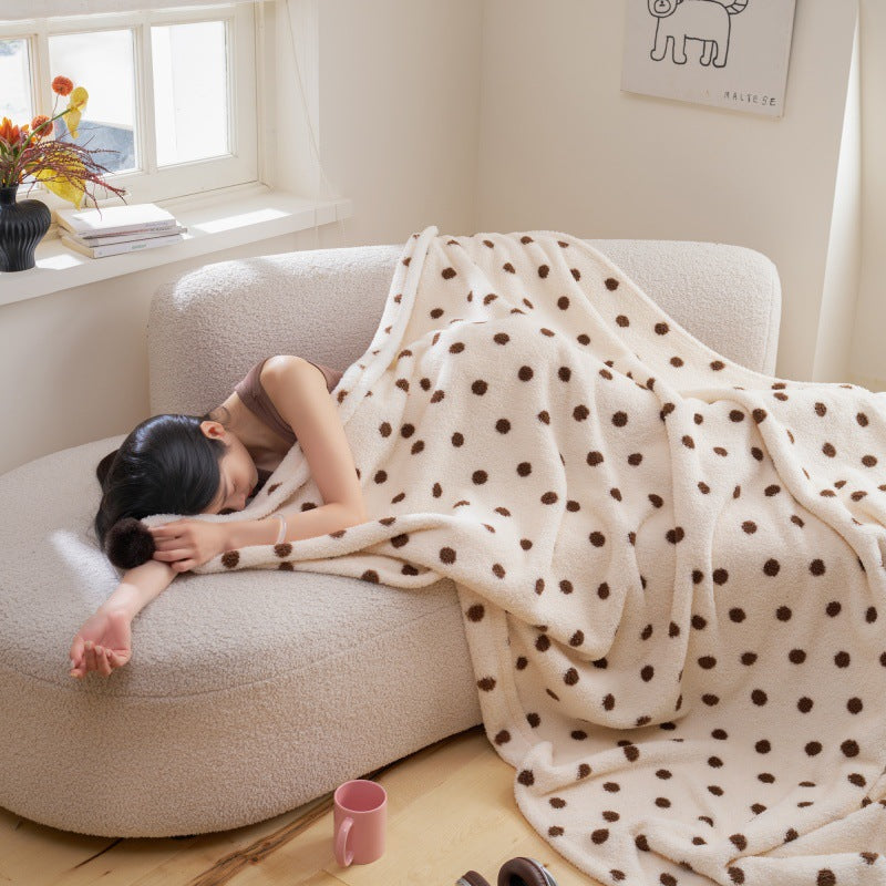 Women's Cozy Fleece Throw Blanket