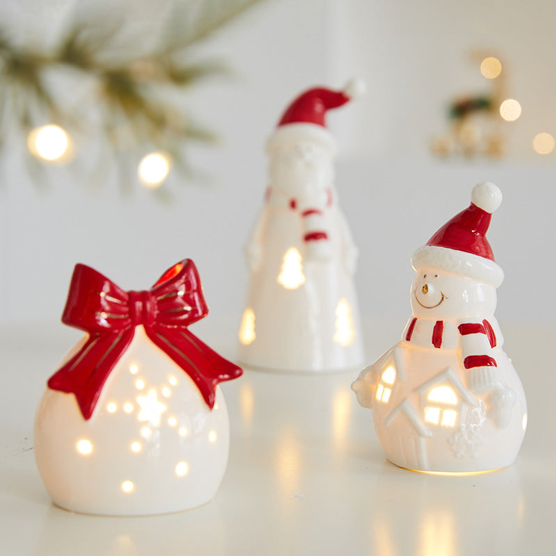 Decorative Ceramic House Lantern