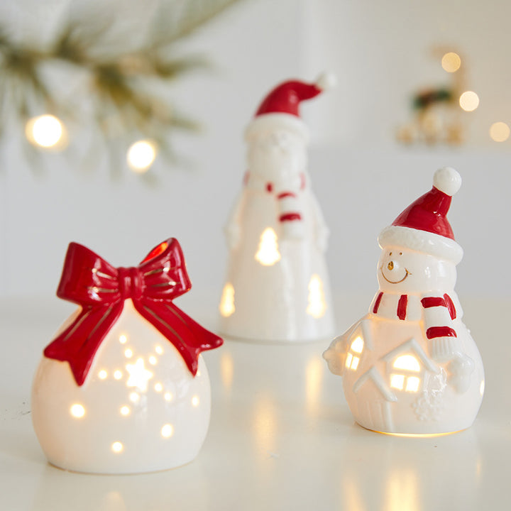 Decorative Ceramic House Lantern
