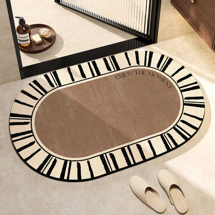 Elegant Oval Floor Mat Kalsten