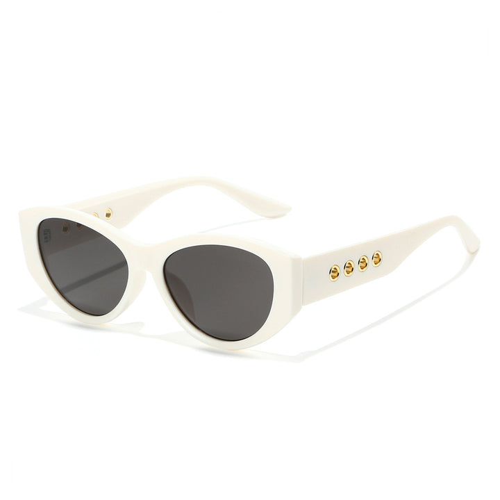 Cat-Eye Sunglasses with Decorative Gold Accents Kalsten