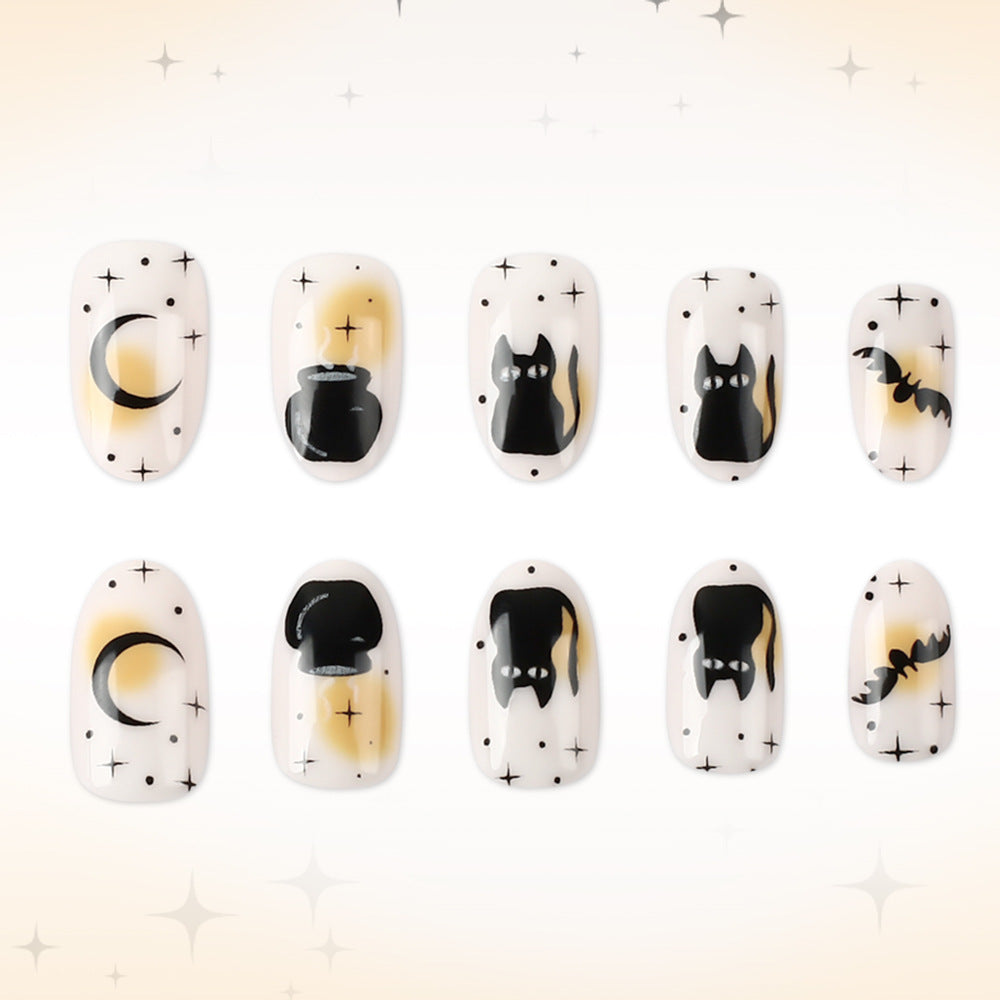 Halloween-Themed Nail Art Design Kalsten