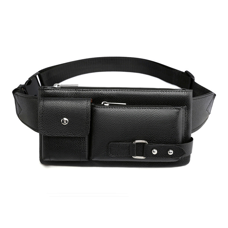 Fashionable Leather Messenger Belt Bag