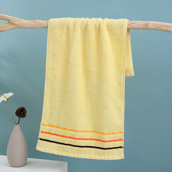 Terry Bath Towel with High-Quality Check Border Kalsten