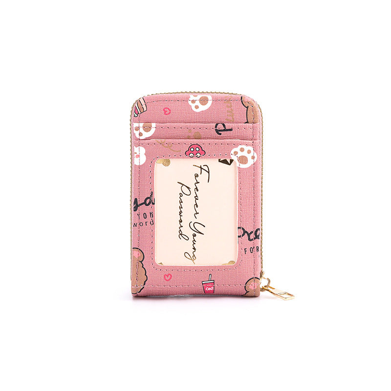 Compact RFID-Blocking Zippered Cardholder