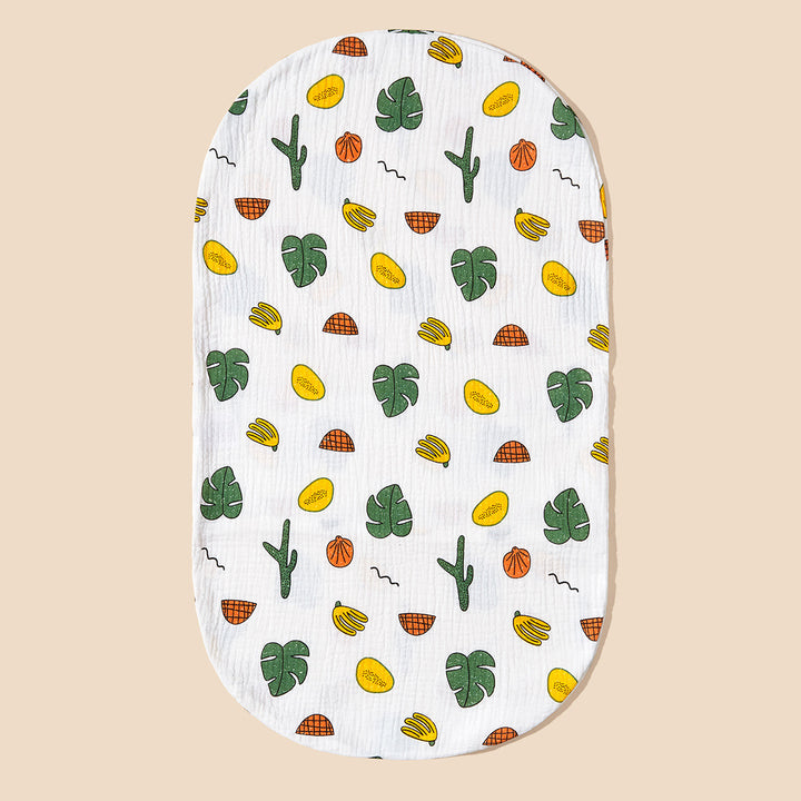 Cotton Muslin Crib Mattress Protector kalsten