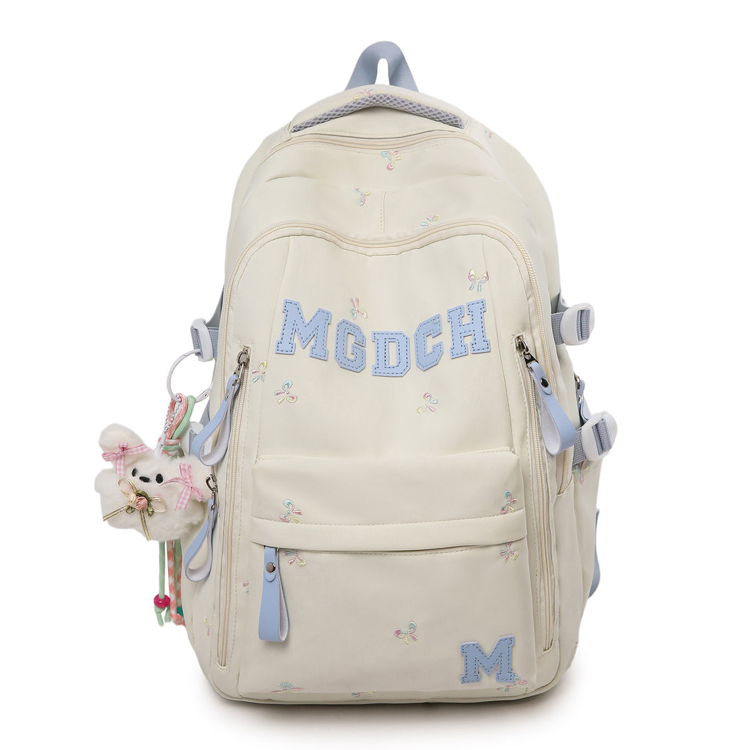 Embroidered Floral Printed Backpack Kalsten