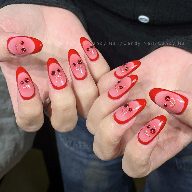 Premium Decorative Press-On Nail Set Kalsten