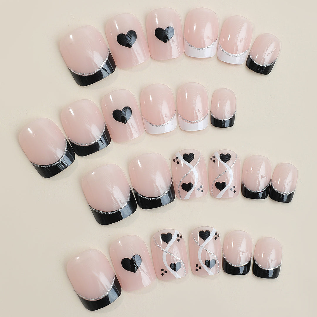 Creative Nail Art Set with Cute Heart Design Kalsten