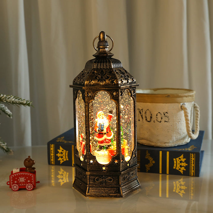 Illuminated Vintage Christmas Lantern Kalsten