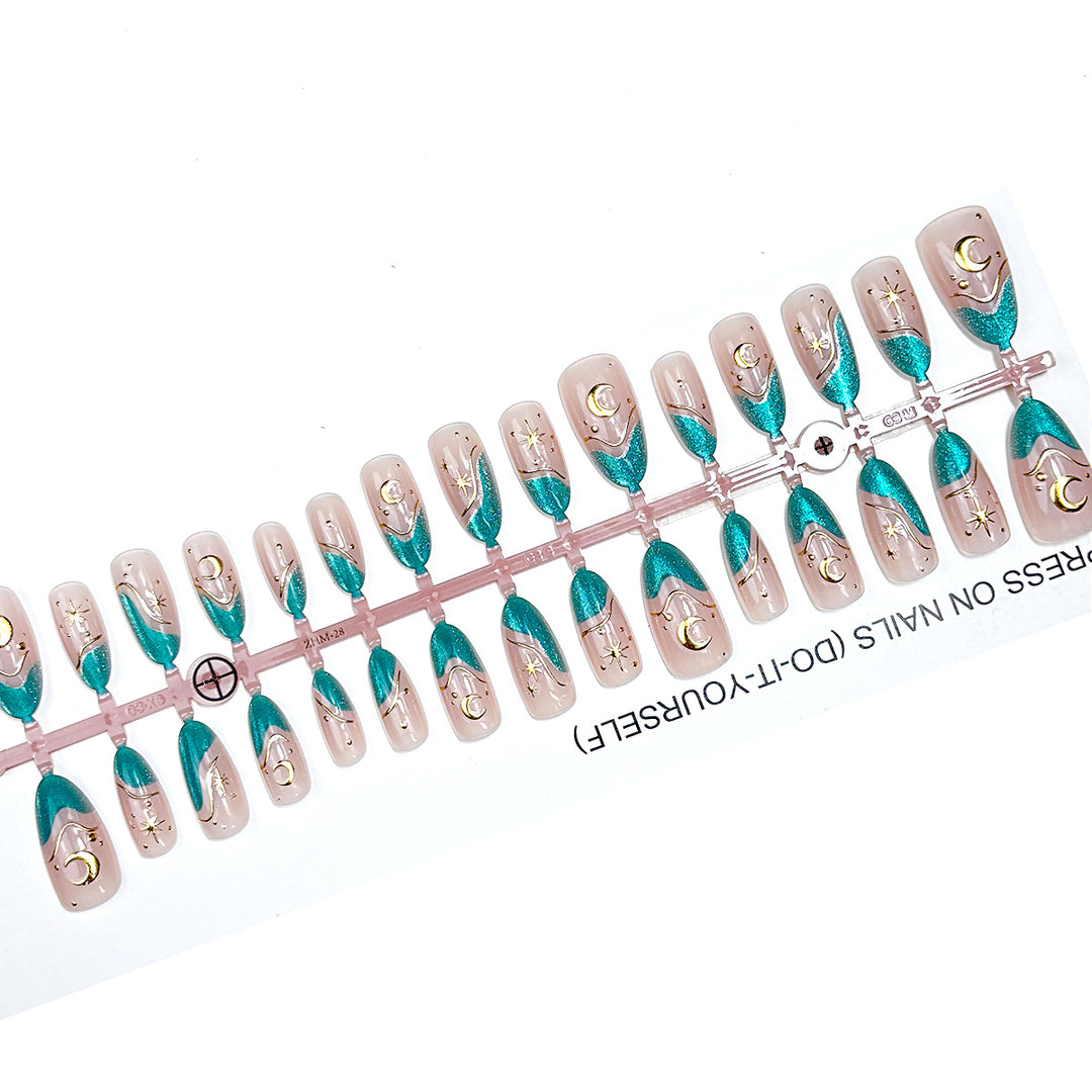 Premium Artistic Press-On Nail Set Kalsten
