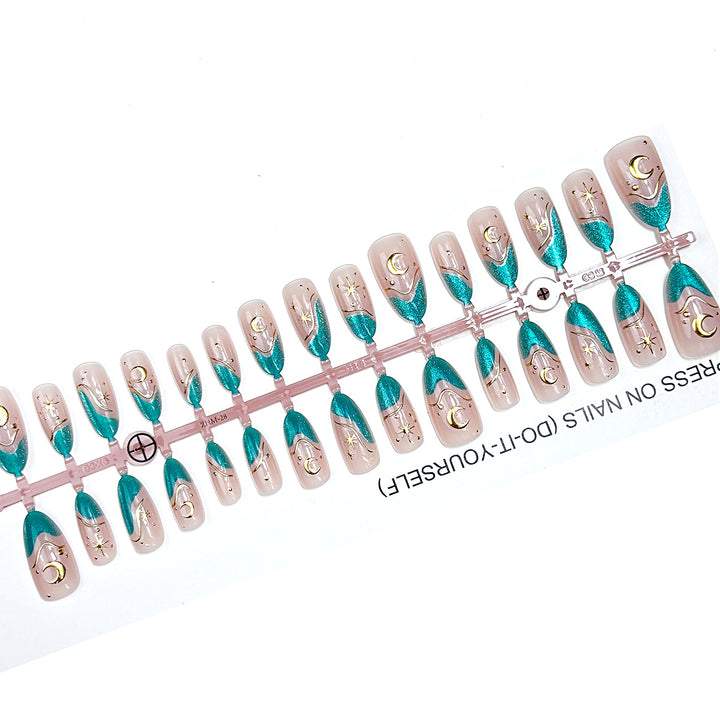 Premium Artistic Press-On Nail Set Kalsten