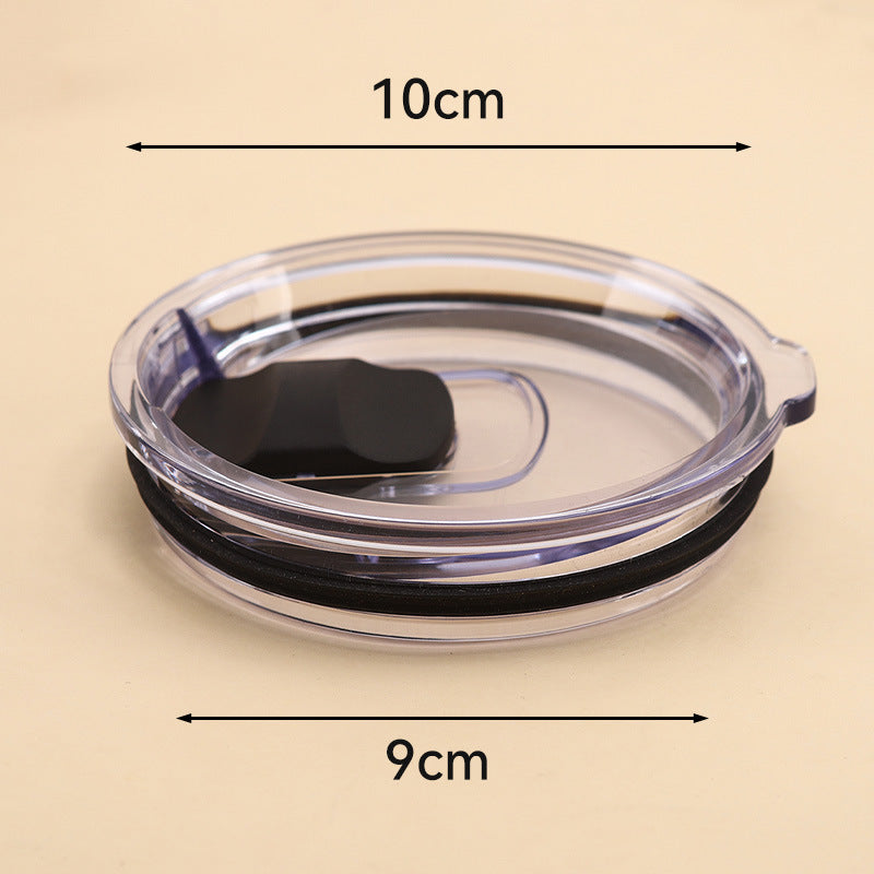 Spillproof Replacement Insulated Tumbler Lid With Silicone Gasket Flip Drinking Cover