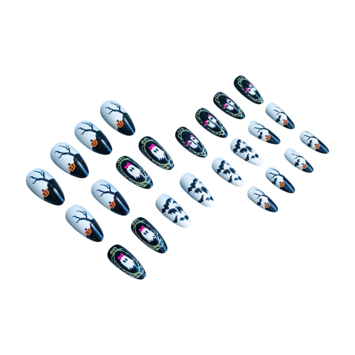 Creative Halloween-Themed Nail Art Set