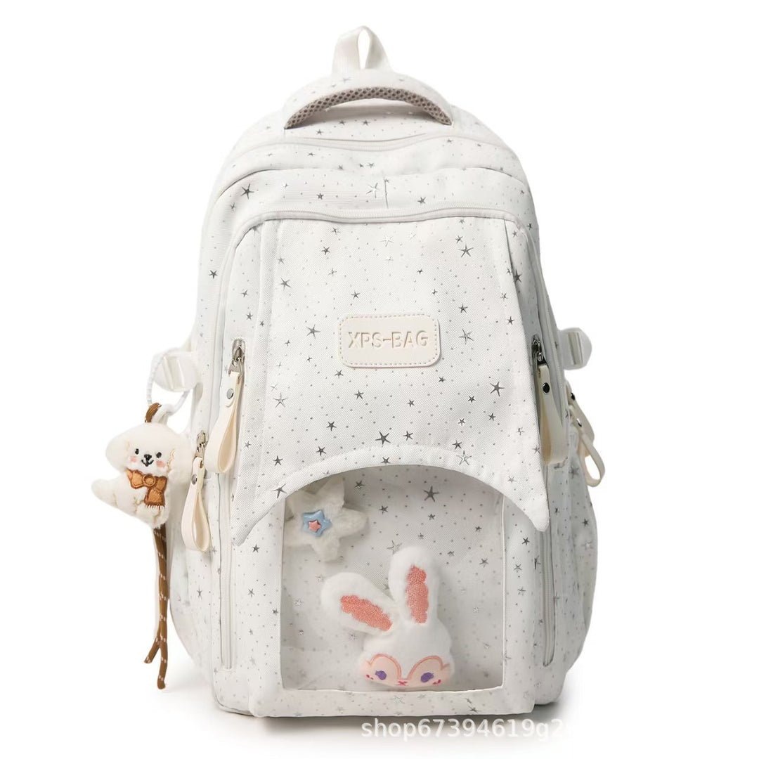 Whimsical Star-Patterned Backpack Kalsten