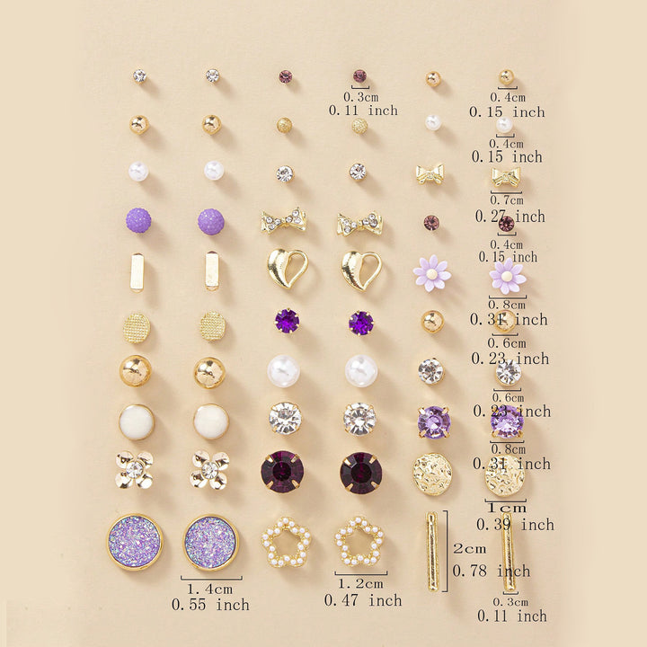 Earring set with versatile motifs Kalsten