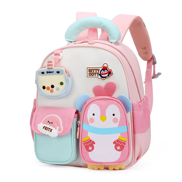 Children's Playful Character Design School Backpack