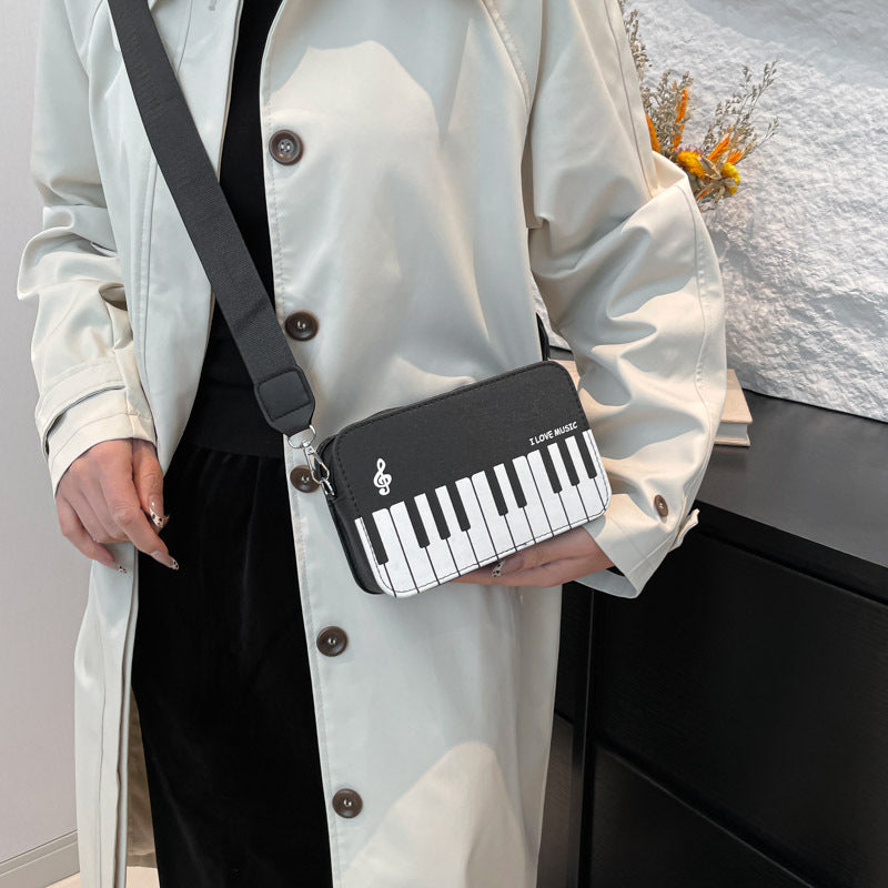 Musical-Themed Crossbody Bag