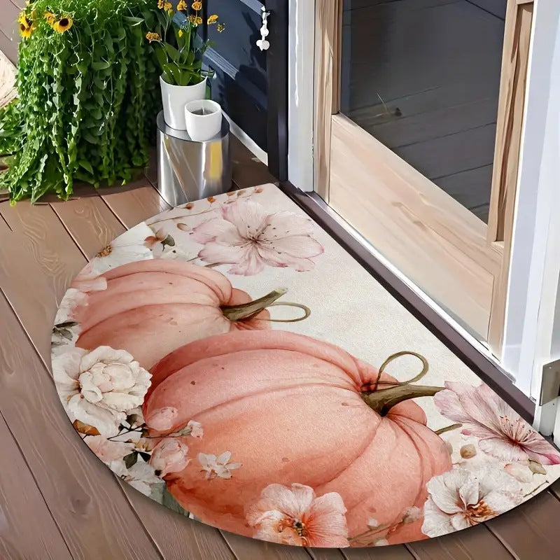 Autumn-Themed Decorative Welcome Mat for Home
