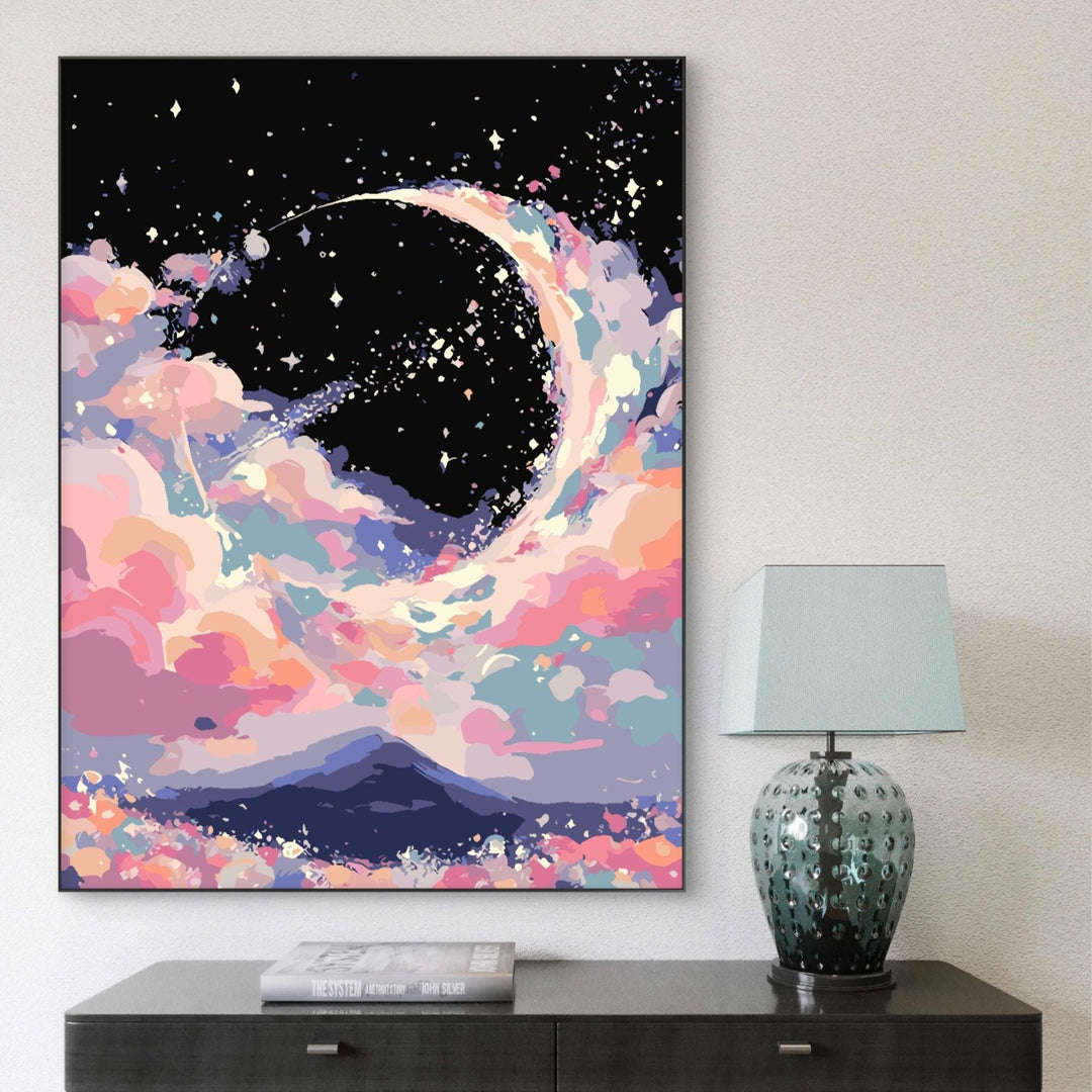 Dreamy Celestial Landscape Canvas Art Kalsten