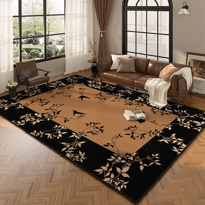 Elegant Floral Design Area Rug
