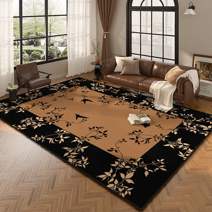 Elegant Floral Design Area Rug
