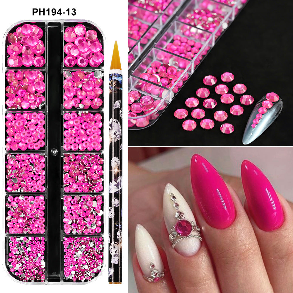 Premium Rhinestone Nail Art Decoration Kit