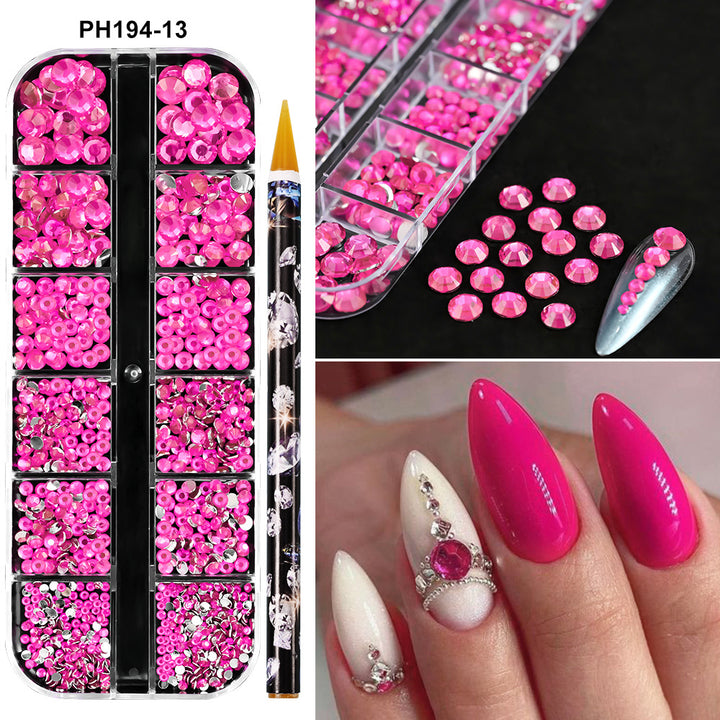 Premium Rhinestone Nail Art Decoration Kit