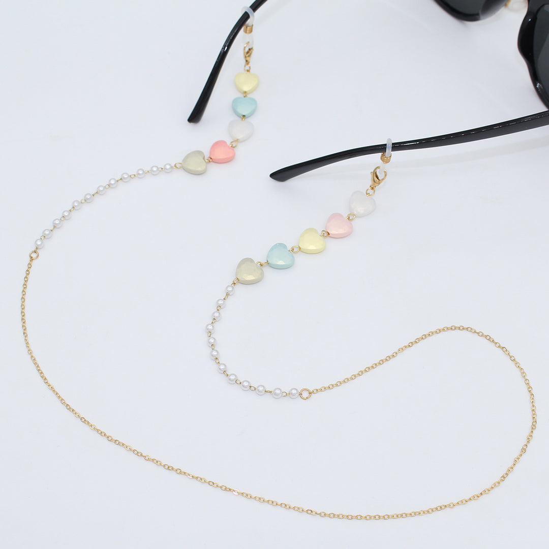 Floral Decorated Eyewear Chain Kalsten