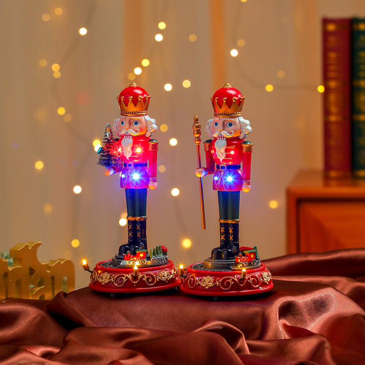 LED Illuminated Nutcracker Figurine Kalsten