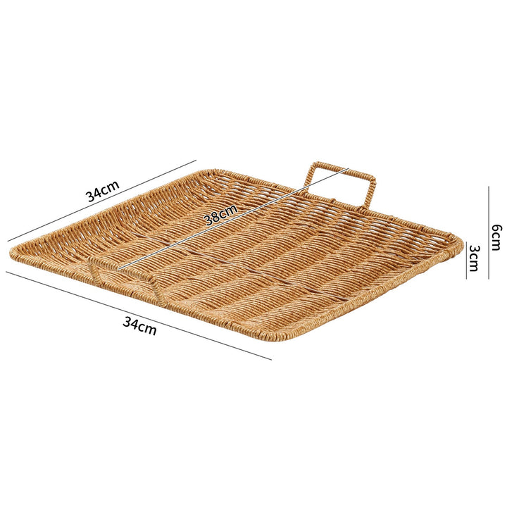 Handwoven Decorative Serving Basket Kalsten