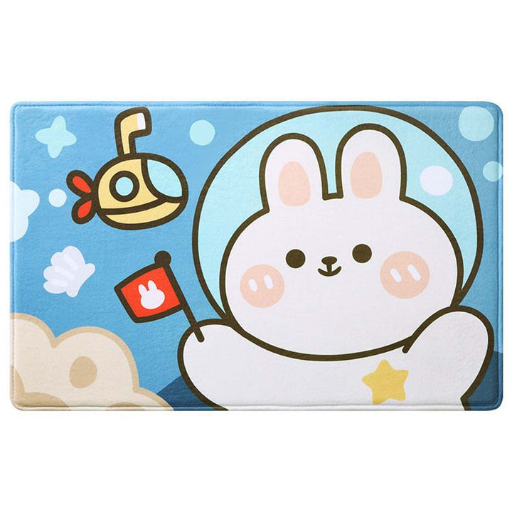 Playful Animal Design Bath Mat