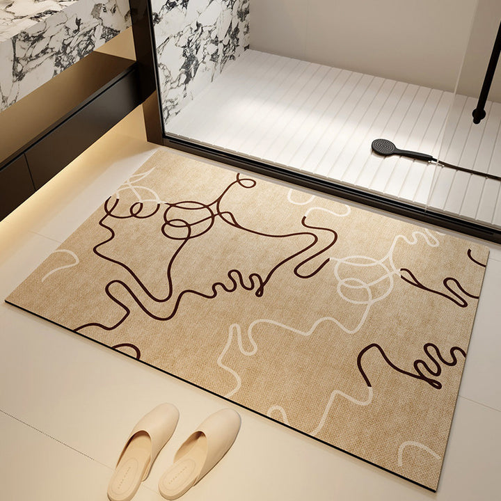 Artistic Bathroom Mat Kalsten