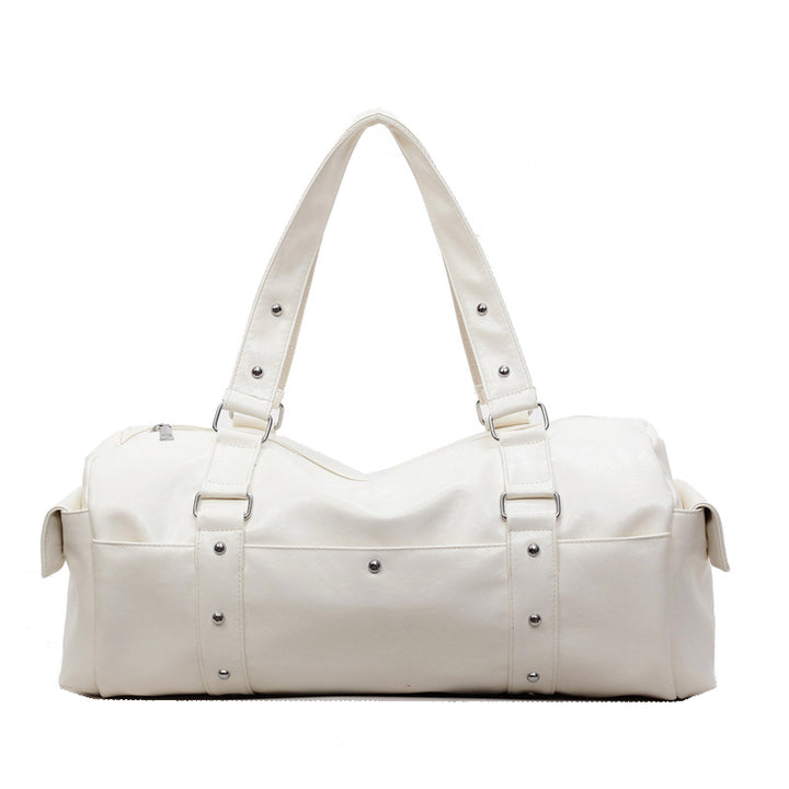 Elegant Leather Travel Duffle