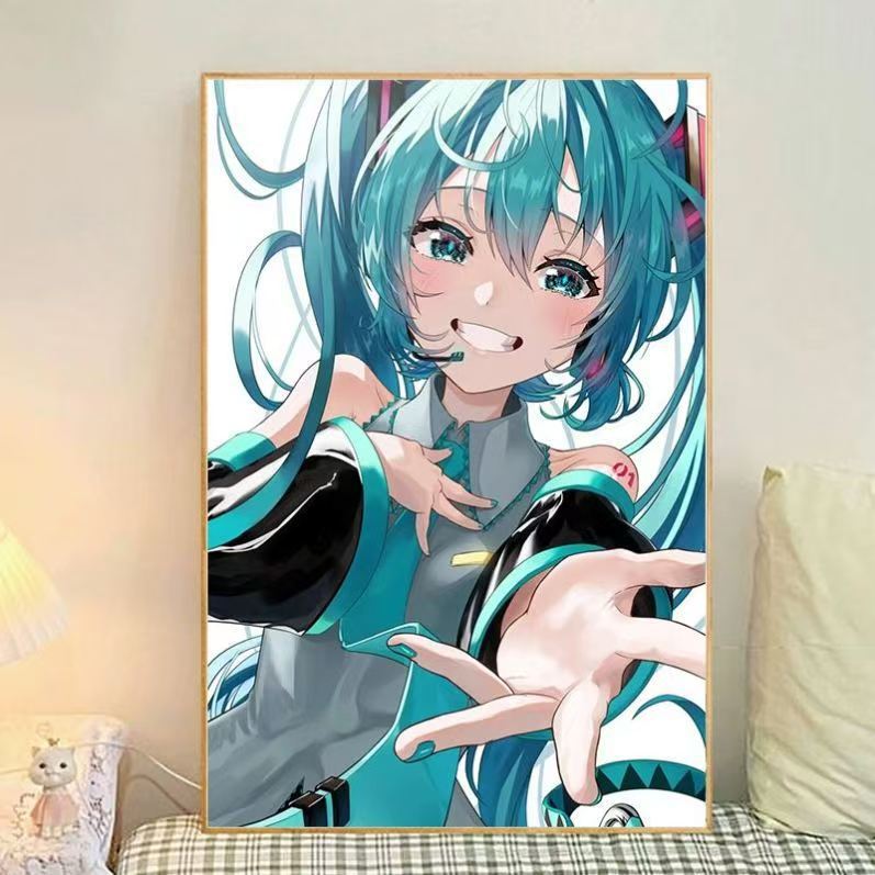 Anime-Themed Illustrated Canvas Art Print Kalsten