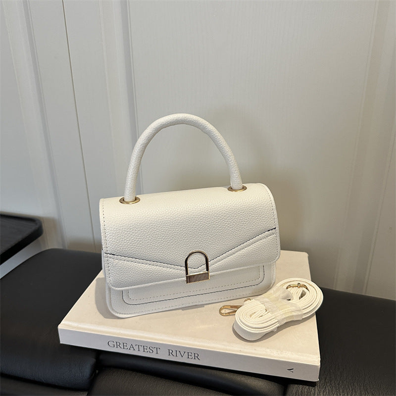 Elegant Structured Handheld Satchel