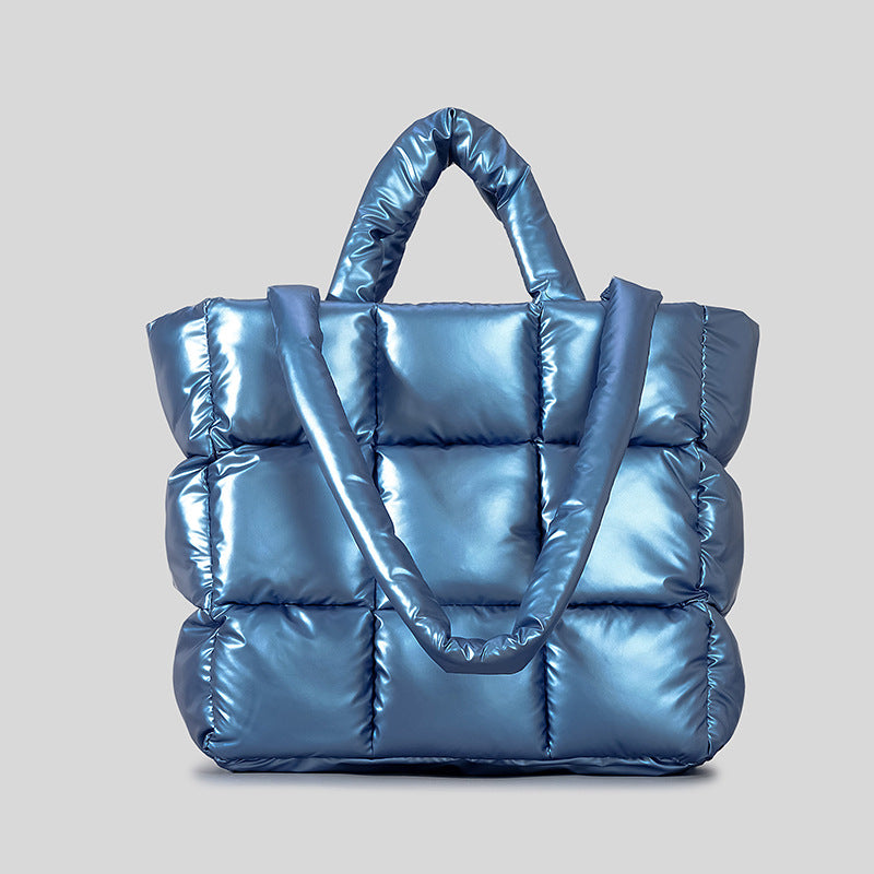 Padded Puffer Tote Bag