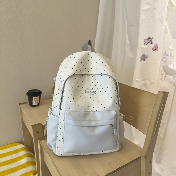 Stylish Polka Dot Print Backpack Kalsten
