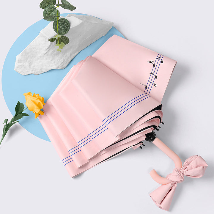 Ladies elegant and creative folding umbrella with heart design Kalsten